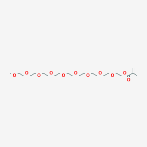 molecular formula C23H44O11 B8119618 m-PEG9-2-methylacrylate 