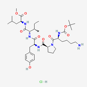 Boc-(Lys9)-Neurotensin (9-13)-methyl ester hydrochloride (Boc-L-Lys-L-Pro-L-Tyr-L-Ile-L-Leu-OMe)