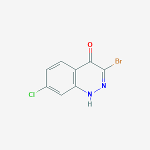 3-Bromo-7-chlorocinnolin-4-OL