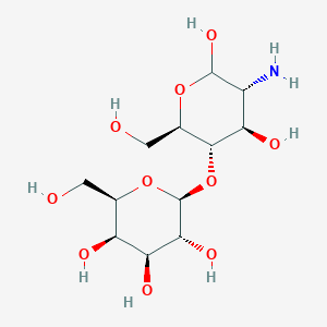 (2R,3R,4S,5R)-2-amino-3,5,6-trihydroxy-4-{[(2S,3R,4S,5R,6R)-3,4,5-trihydroxy-6-(hydroxymethyl)oxan-2-yl]oxy}hexanal
