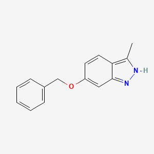 molecular formula C15H14N2O B8119708 6-Benzyloxy-3-methyl-1H-indazole 