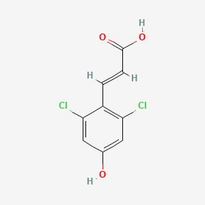 (E)-3-(2,6-dichloro-4-hydroxyphenyl)prop-2-enoic acid