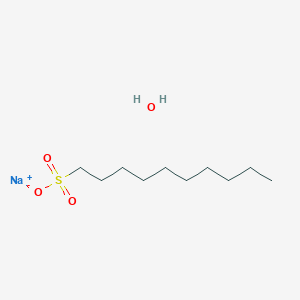 molecular formula C10H23NaO4S B8119737 Sodium;decane-1-sulfonate;hydrate 