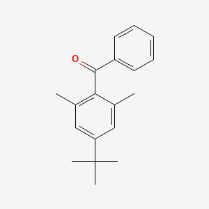 molecular formula C19H22O B8119753 2,6-Dimethyl-4-tert-butylbenzophenone 