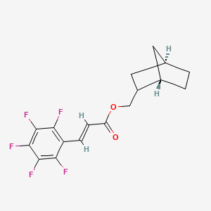 molecular formula C17H15F5O2 B8119759 CID 24721496 