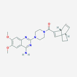 [4-(4-amino-6,7-dimethoxyquinazolin-2-yl)piperazin-1-yl]-[(1S,4R)-2-bicyclo[2.2.2]octa-2,5-dienyl]methanone