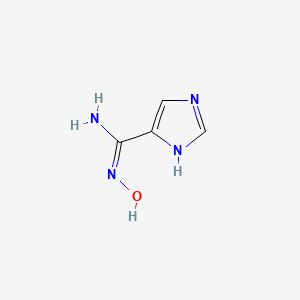 molecular formula C4H6N4O B8119788 CID 135542018 