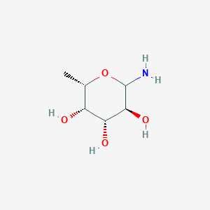 molecular formula C6H13NO4 B8119791 Fucosylamine 