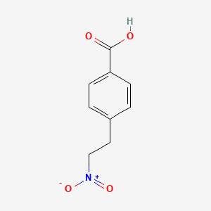 molecular formula C9H9NO4 B8119810 1-(4-Carboxyphenyl)-2-nitroethane 