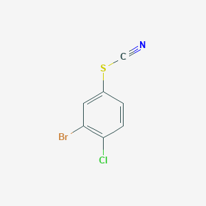 2-Bromo-1-chloro-4-thiocyanatobenzene