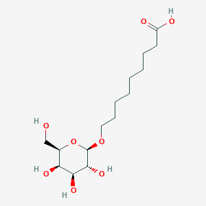 molecular formula C15H28O8 B8119840 8-Carboxyoctyl beta-D-galactopyranoside 