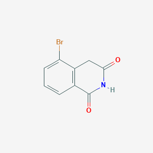 molecular formula C9H6BrNO2 B8120292 5-Bromoisoquinoline-1,3(2H,4H)-dione 