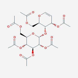 molecular formula C24H32O15 B8120347 六-O-乙酰麦芽糖 