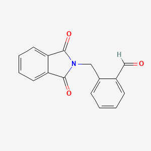 molecular formula C16H11NO3 B8120533 2-((1,3-Dioxoisoindolin-2-yl)methyl)benzaldehyde 