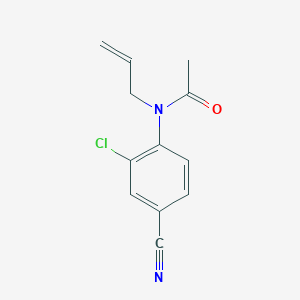 N-Allyl-n-(4-cyano-2-chlorophenyl)acetamide