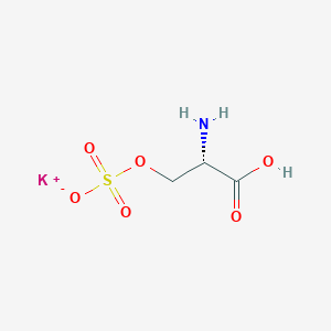 molecular formula C3H6KNO6S B8120651 CID 16219970 