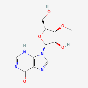 molecular formula C11H14N4O5 B8120654 CID 91827843 