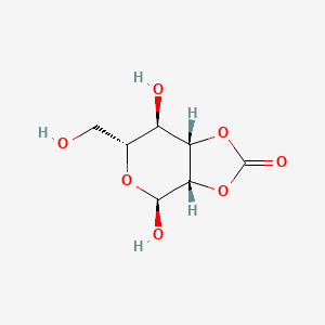 molecular formula C7H10O7 B8120680 2,3-O-Carbonyl-A-D-mannopyranose 
