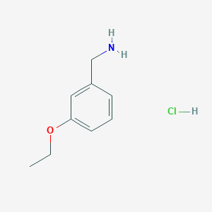 molecular formula C9H14ClNO B8120688 (3-Ethoxyphenyl)methanamine hydrochloride 