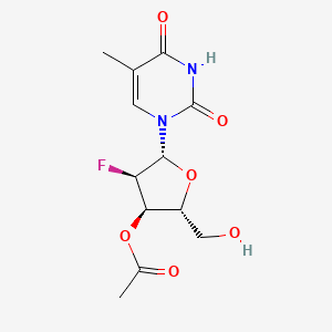 molecular formula C12H15FN2O6 B8120717 2'alpha-Fluoro-3'-O-acetylthymidine 