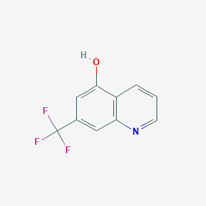 molecular formula C10H6F3NO B8120735 7-(Trifluoromethyl)quinolin-5-ol 