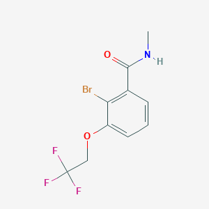 2-Bromo-N-methyl-3-(2,2,2-trifluoroethoxy)benzamide