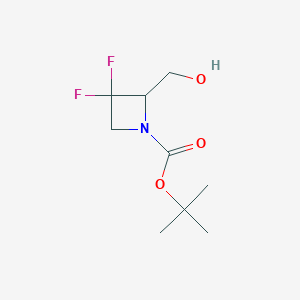 Tert-butyl 3,3-difluoro-2-(hydroxymethyl)azetidine-1-carboxylate