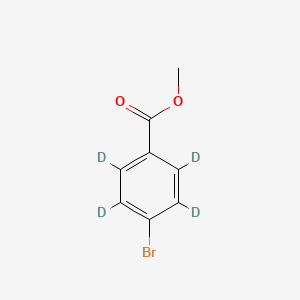 molecular formula C8H7BrO2 B8120960 4-(Methoxycarbonyl)bromobenzene-2,3,5,6-d4 