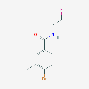 4-bromo-N-(2-fluoroethyl)-3-methylbenzamide