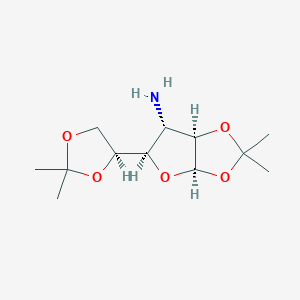 molecular formula C12H21NO5 B8121472 3-氨基-3-脱氧-1,2:5,6-二-O-异丙基亚烷基-α-D-吡喃葡萄糖 