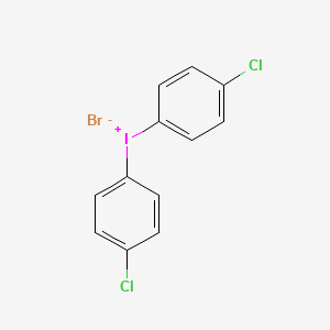 molecular formula C12H8BrCl2I B8121551 Iodonium, bis(4-chlorophenyl)-, bromide CAS No. 26018-88-2