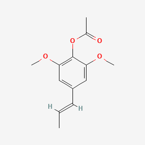 Benzene-2-acetate, 1,3-dimethoxy-5-(1-propenyl)-