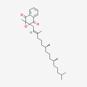 molecular formula C31H46O3 B8121680 2,3-环氧叶绿醌 