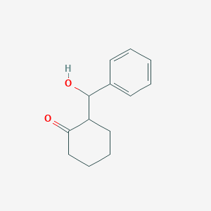 molecular formula C13H16O2 B081217 2-(羟基-苯基-甲基)-环己酮 CAS No. 13161-18-7