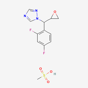 molecular formula C12H13F2N3O4S B8121701 氟康唑杂质 