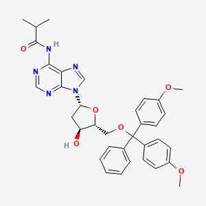 molecular formula C35H37N5O6 B8121713 5'-O-DMT-N6-ibu-dA 
