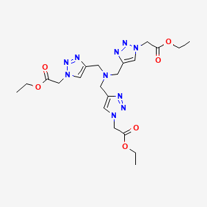 (tris(1-(O-ethylcarboxymethyl)-1h-1,2,3-triazol-4-ylmethyl)amine)