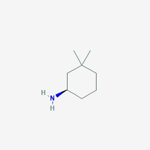 molecular formula C8H17N B8121780 (R)-3,3-Dimethylcyclohexan-1-amine 