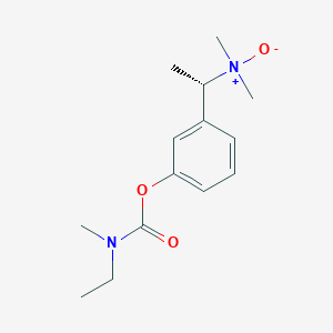 (1S)-1-[3-[ethyl(methyl)carbamoyl]oxyphenyl]-N,N-dimethylethanamine oxide