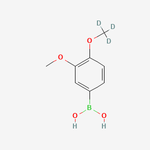 [3-Methoxy-4-(trideuteriomethoxy)phenyl]boronic acid