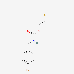 molecular formula C13H20BrNO2Si B8121825 2-(Trimethylsilyl)ethyl 4-bromobenzylcarbamate 