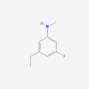 molecular formula C9H12FN B8121887 (3-Ethyl-5-fluoro-phenyl)-methyl-amine 