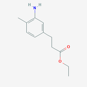 3-(3-Amino-4-methyl-phenyl)-propionic acid ethyl ester