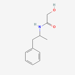 molecular formula C11H15NO2 B8121966 2-hydroxy-N-(1-phenylpropan-2-yl)acetamide 