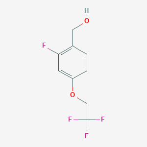 (2-Fluoro-4-(2,2,2-trifluoroethoxy)phenyl)methanol