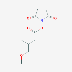 molecular formula C10H15NO5 B8122214 4-Methoxy-3-methylbutyric acid 2,5-dioxopyrrolidin-1-yl ester 