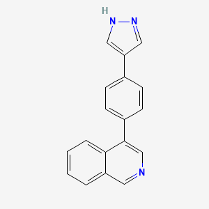 4-[4-(1H-Pyrazol-4-yl)-phenyl]-isoquinoline