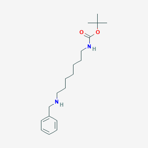 molecular formula C19H32N2O2 B8122278 tert-Butyl (7-(benzylamino)heptyl)carbamate 
