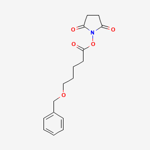 molecular formula C16H19NO5 B8122353 2,5-Dioxopyrrolidin-1-yl 5-(benzyloxy)pentanoate 