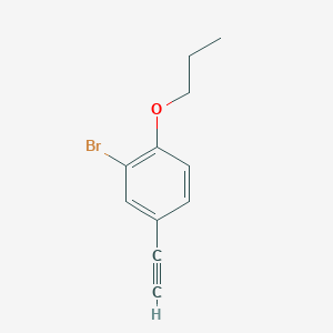 2-Bromo-4-ethynyl-1-propoxybenzene